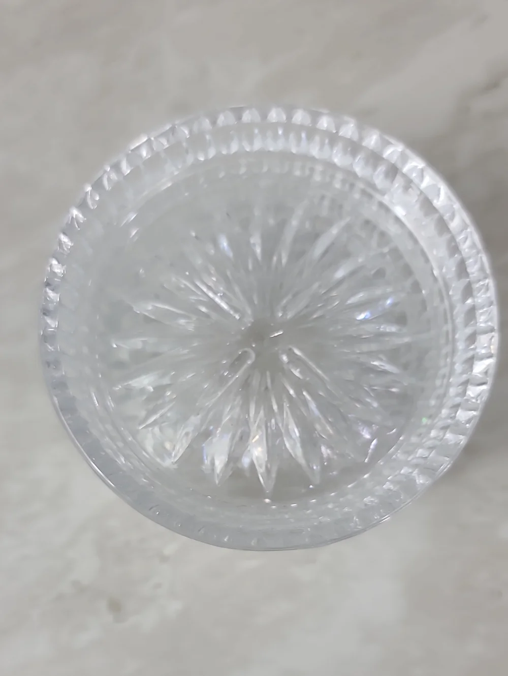 Vtg Princess House ROYAL HIGHLIGHTS Round Starburst Drink Coasters - Set of 4